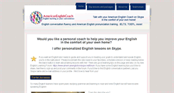 Desktop Screenshot of americanenglishcoach.com